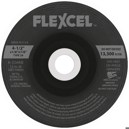 Flexovit SEMI-FLEXIBLE GRIND & FINISH WHEEL S6790